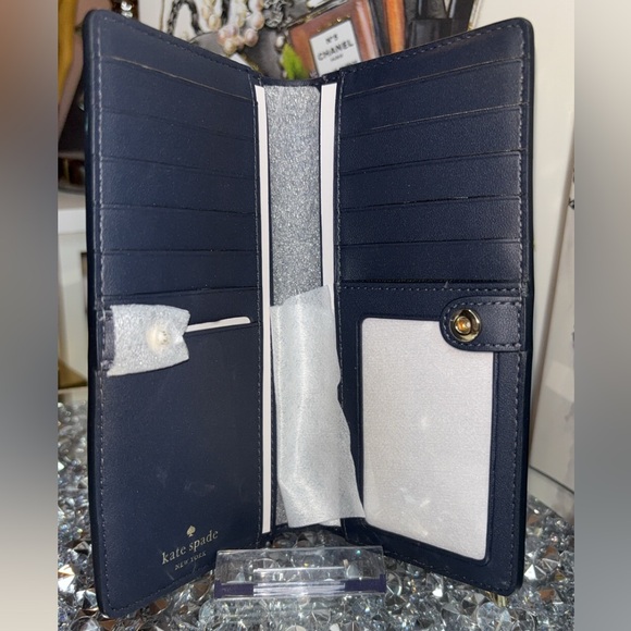 Kate Spade New York Tennis Toss Large Slim Bifold Wallet NWT - Picture 11 of 11